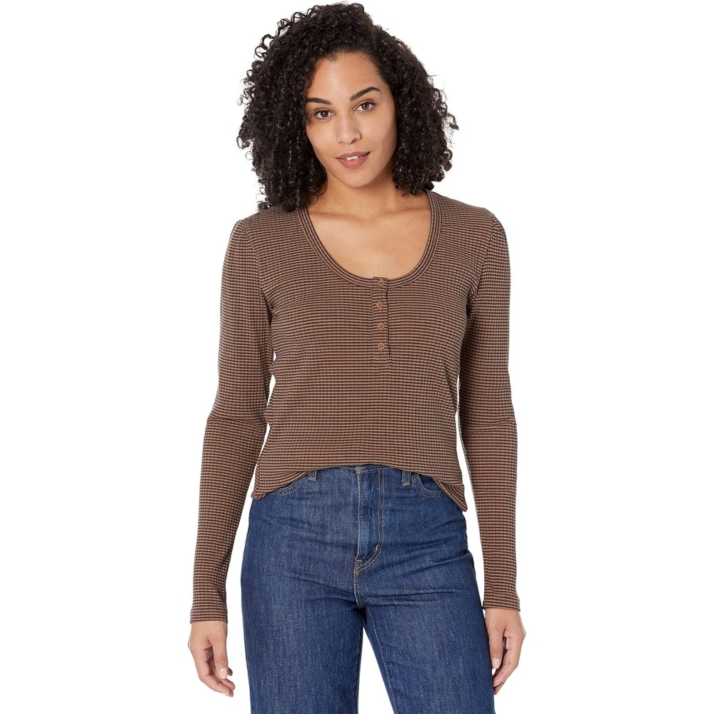 image:imageCarve Designs Womens Emma TopCocoa Mini Stripe