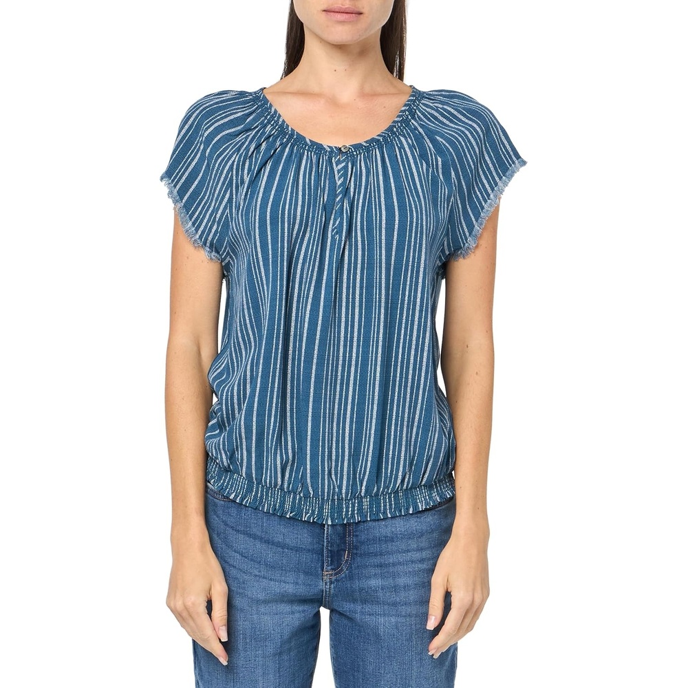 image:imageCarve Designs Womens Lilly TopAzul Stripe