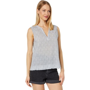 Carve Designs Women’s Dylan Tank(Navy Milos Stripe)