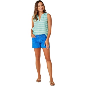 Carve Designs Women’s Dylan Tank(Sea Glass Tie Dye Stripe)