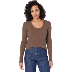 Carve Designs Womens Emma Top(Cocoa Mini Stripe)