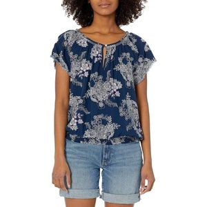 Carve Designs Women’s Lilly Top(Navy Savannah)