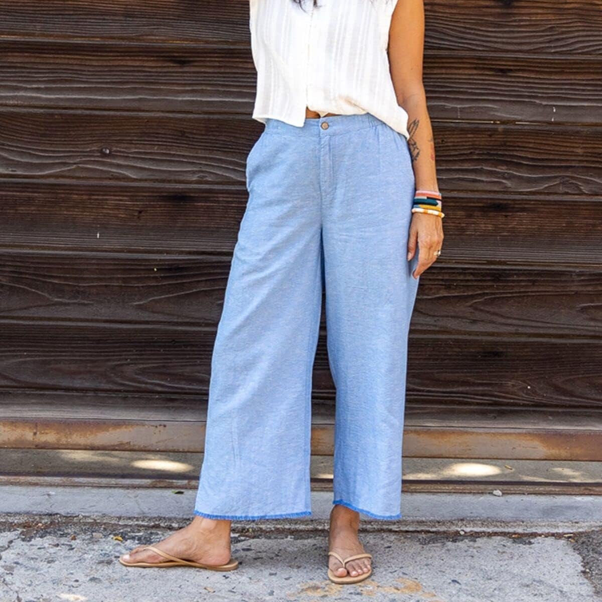 image:imageCarve Designs Womens Blake PantLt Royal Chambray