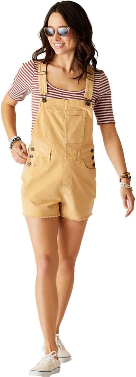image:imageCarve Designs Womens Jason Overall ShortHoney