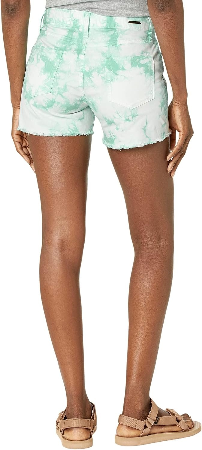 image:imageCarve Designs Womens Oahu Twill ShortSeaglass Tiedye