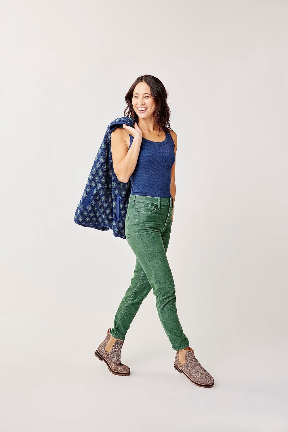 image:imageCarve Designs Womens Skyler Skinny CordCilantro