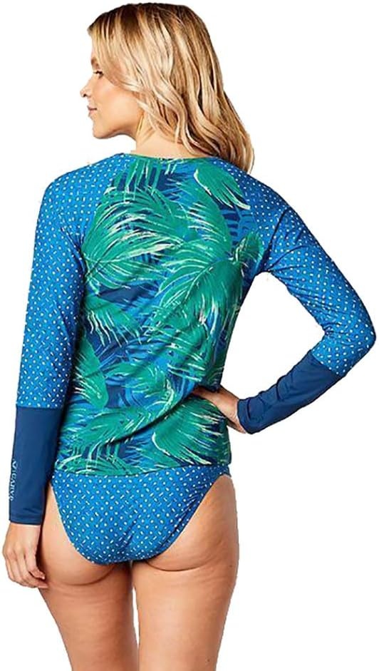 image:imageCarve Designs Womens Kona RashguardAzul Palms