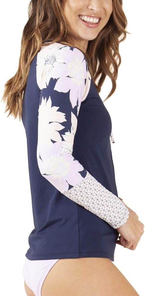 image:imageCarve Designs Womens Kona RashguardNavy W Bolinas