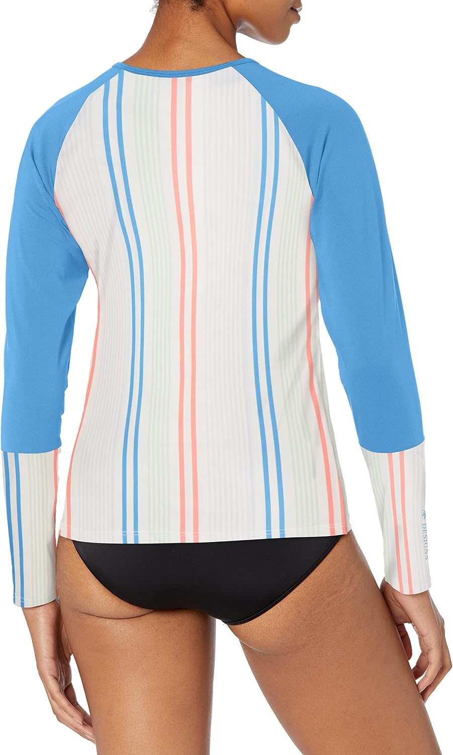 image:imageCarve Designs Womens Kona RashguardSunny Stripe W Bluebay