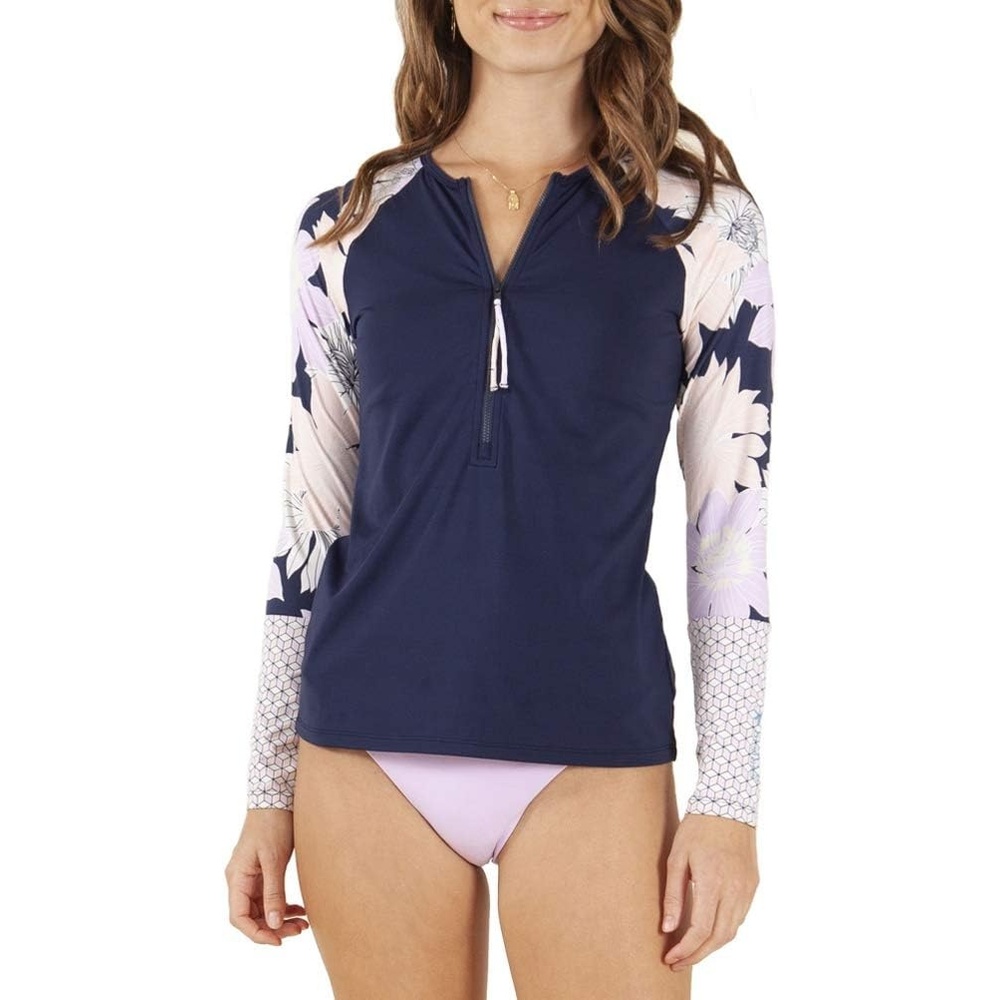image:imageCarve Designs Womens Kona RashguardNavy W Bolinas