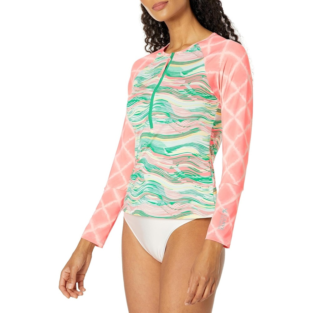 image:imageCarve Designs Womens Kona RashguardSolana W Rose