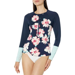 Carve Designs Women’s Kona Rashguard(Elation W. Navy)