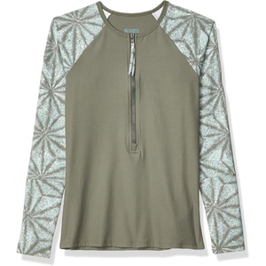 Carve Designs Women’s Kona Rashguard(Moss W. Moss Makai)