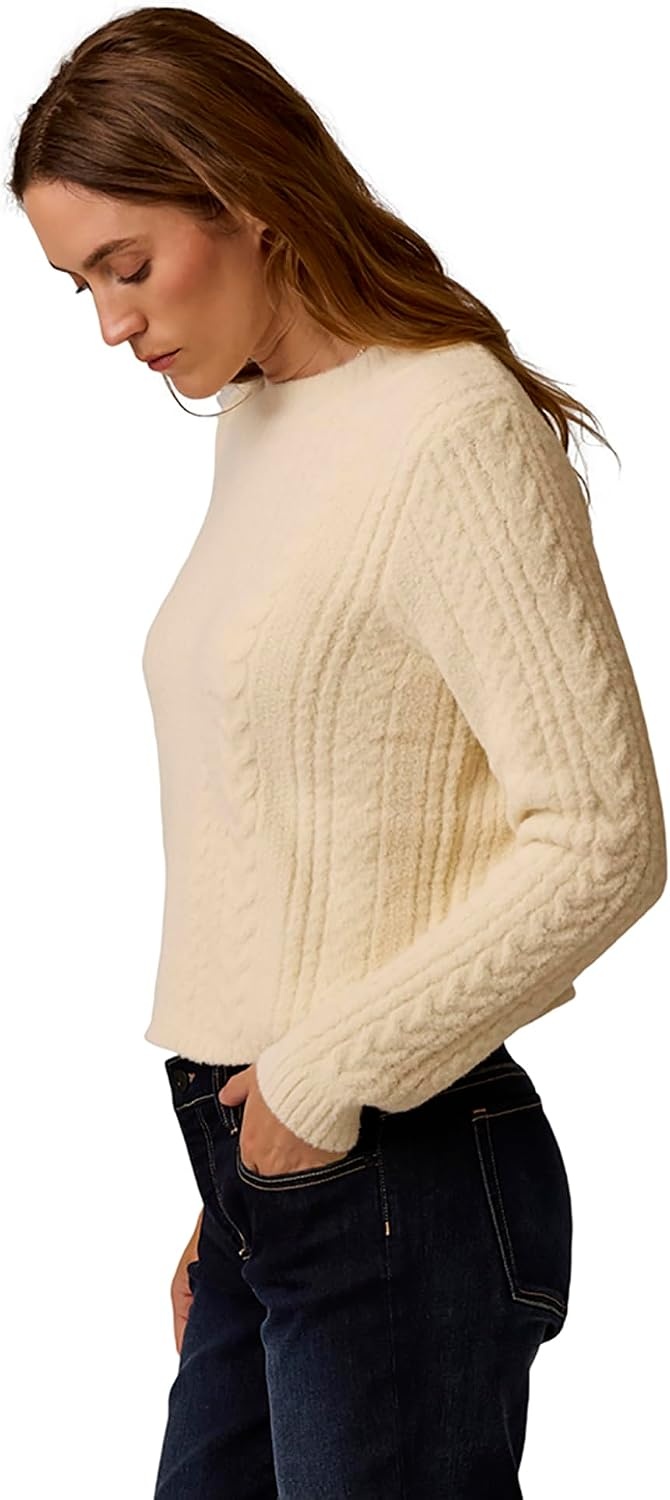 image:imageCarve Designs Monroe Cable SweaterCream