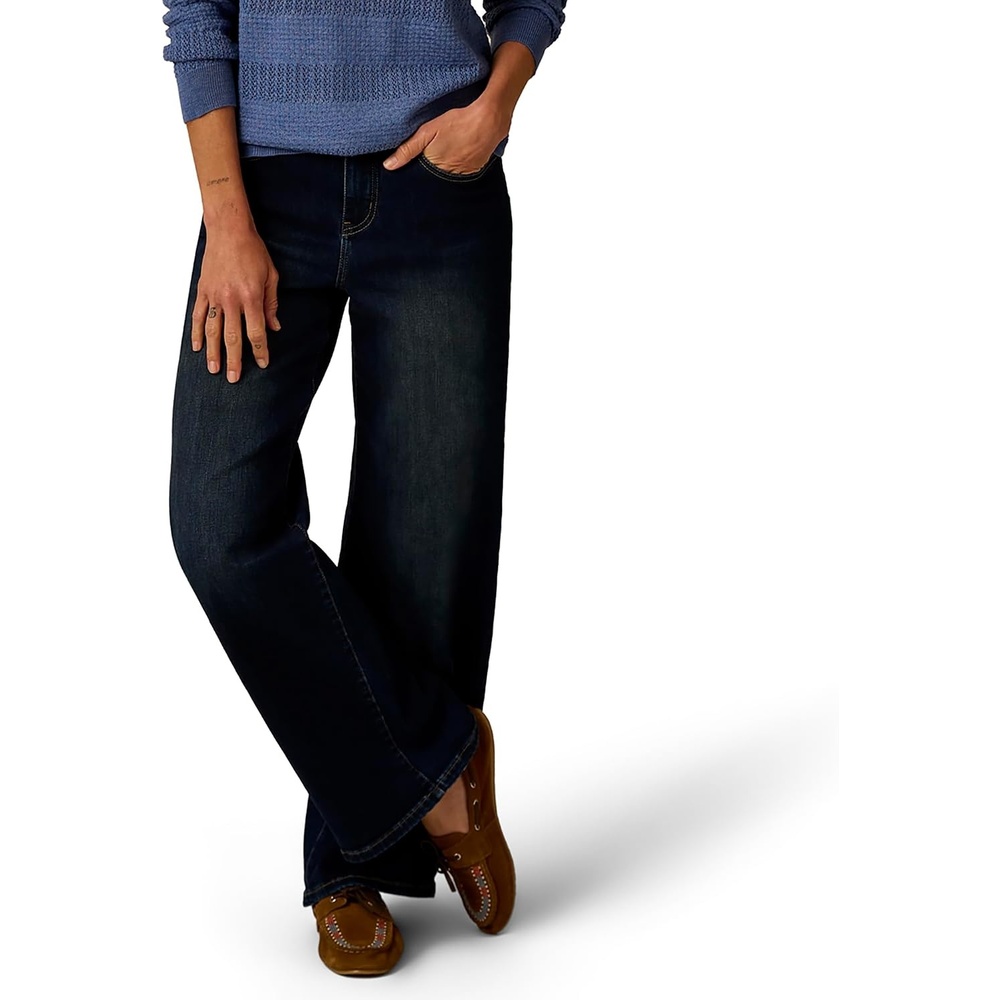 image:imageCarve Designs Womens Audrey Wide LegDark Rinse