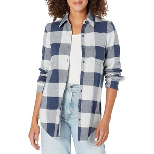 Carve Designs Fairbanks Supersoft Shirt(Navy Plaid)
