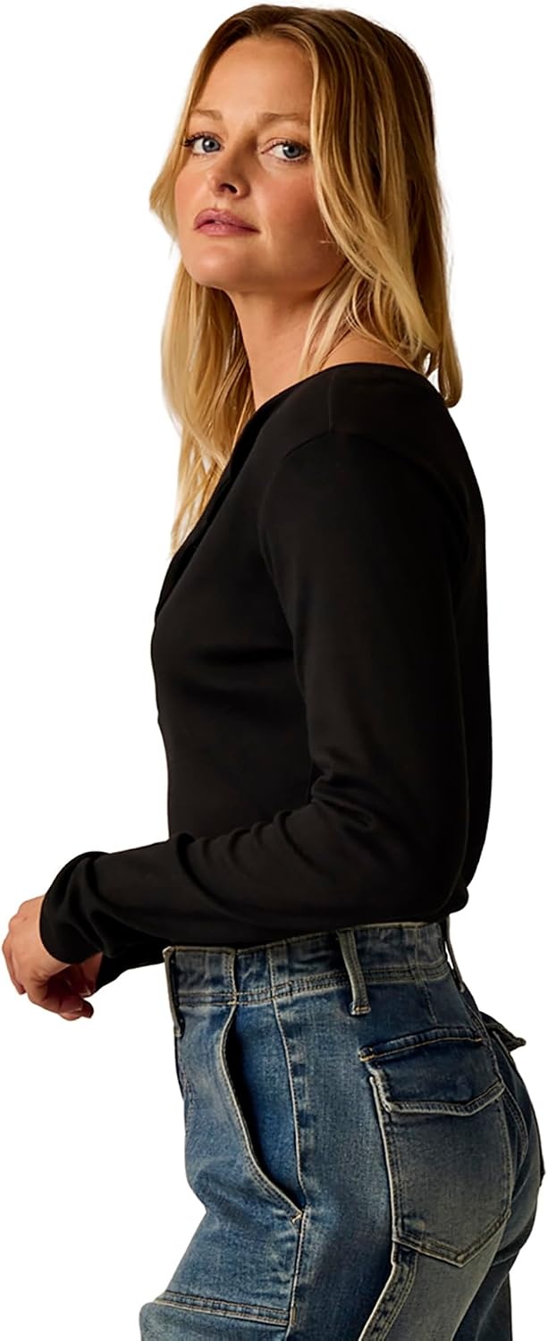 image:imageCarve Designs Ever Henley Black XLarge