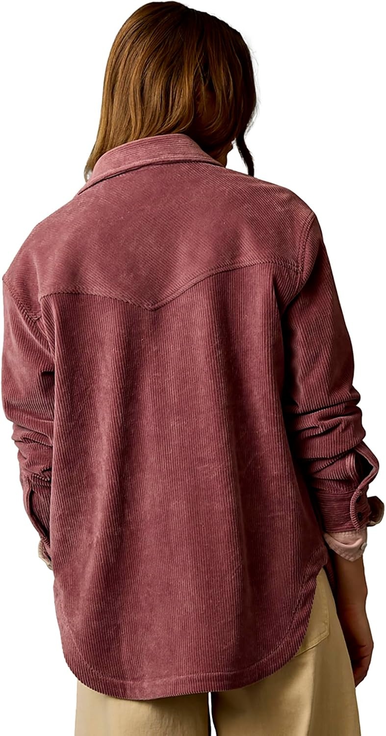image:imageCarve Designs Stargazer ShacketRose Taupe