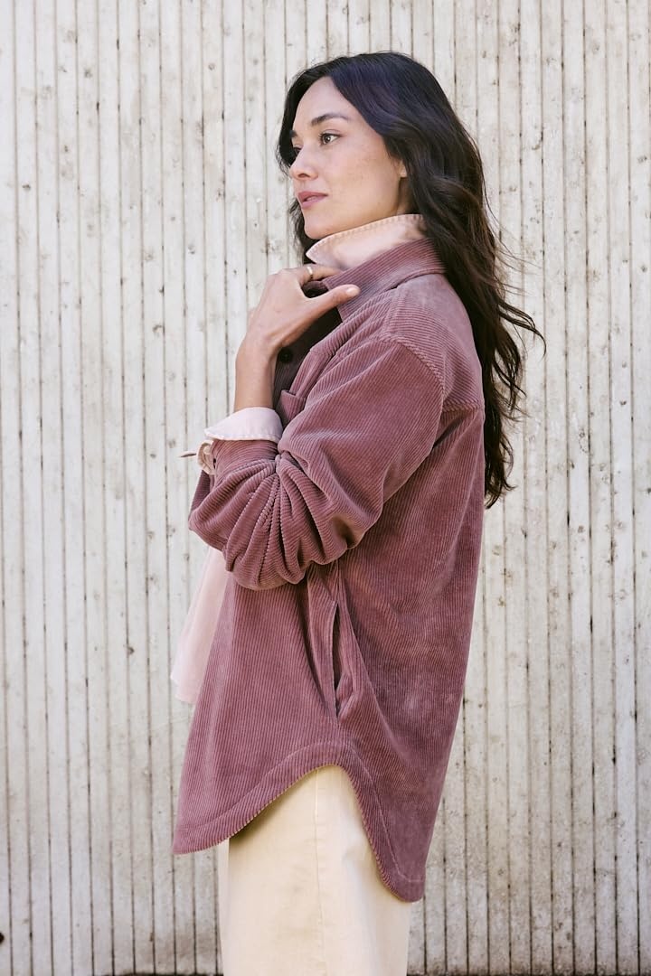 image:imageCarve Designs Stargazer ShacketRose Taupe