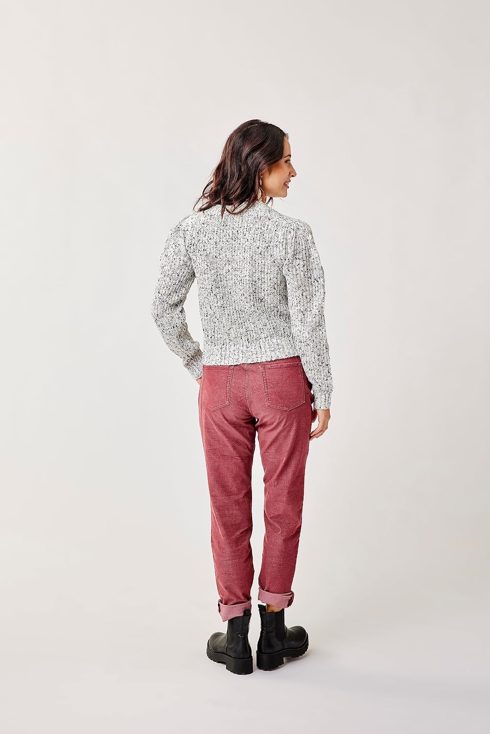 image:imageCarve Designs Womens Carson Cord Hi RiseBrick