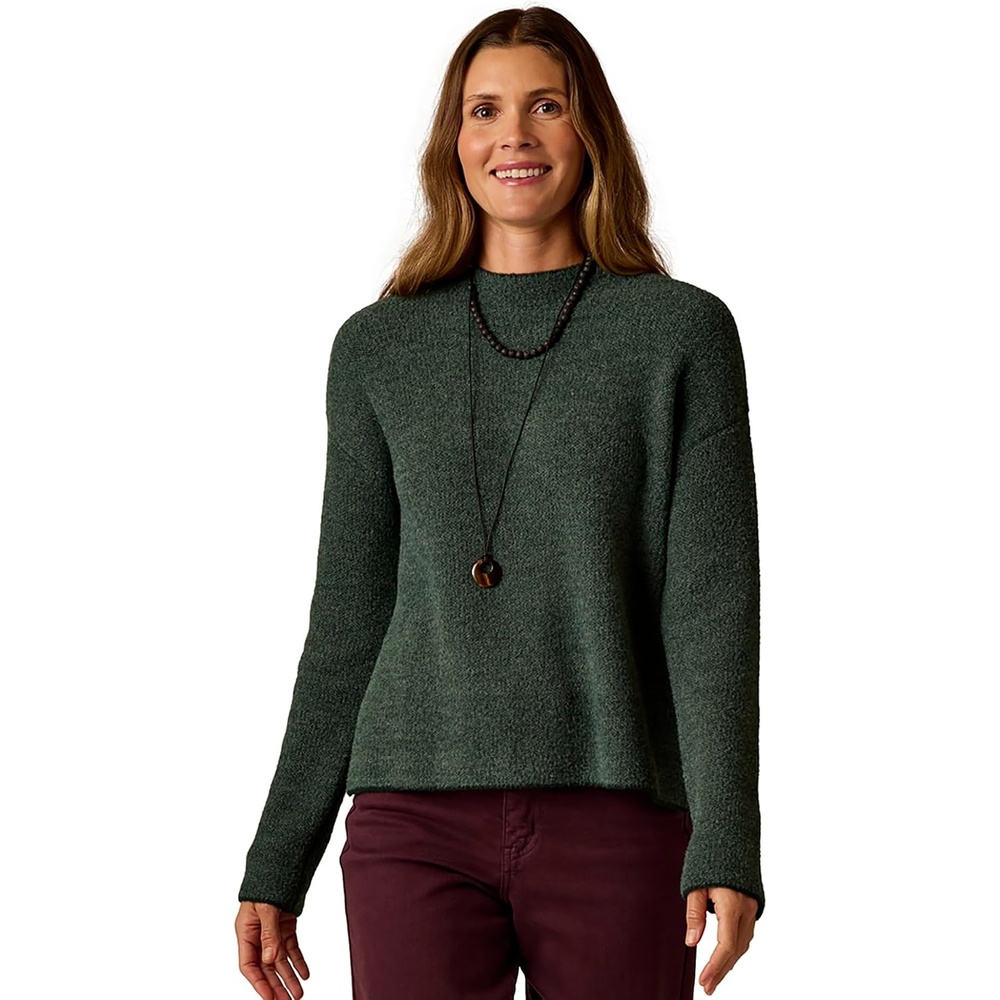 image:imageCarve Designs Olivia Plush SweaterDark Pine Birdseye