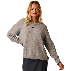 Drue Fuzzy Sweater(Grey W. Dark Grey)
